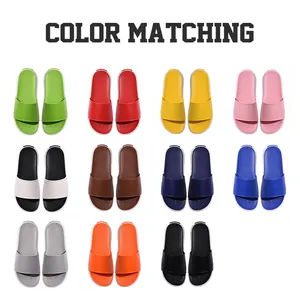 Designer Slippers Women Wholesale Unisex Sliders Custom Indoor Print Blank Slides Sandal PVC House Home Slipper Footwear Custom Logo Slippers Man Women