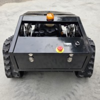 Mesin Pemotong Rumput Robot Karet Super Populer, Berbahan Bakar Bensin, Self-propelled, Remote Control untuk Kebun, Dijual dengan Harga Grosir