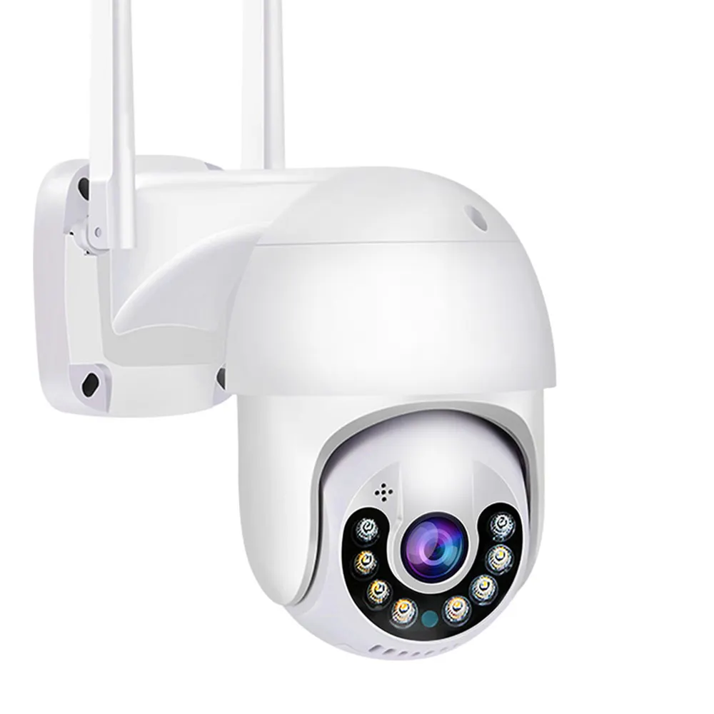 방수 야외 네트워크 카메라 와이파이 무선 Ptz 돔 보안 IP 2MP CCTV 카메라 클라우드 스토리지