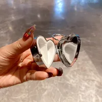 Boîte à pilules de luxe, porte-clés en strass, étui portable pour médicaments