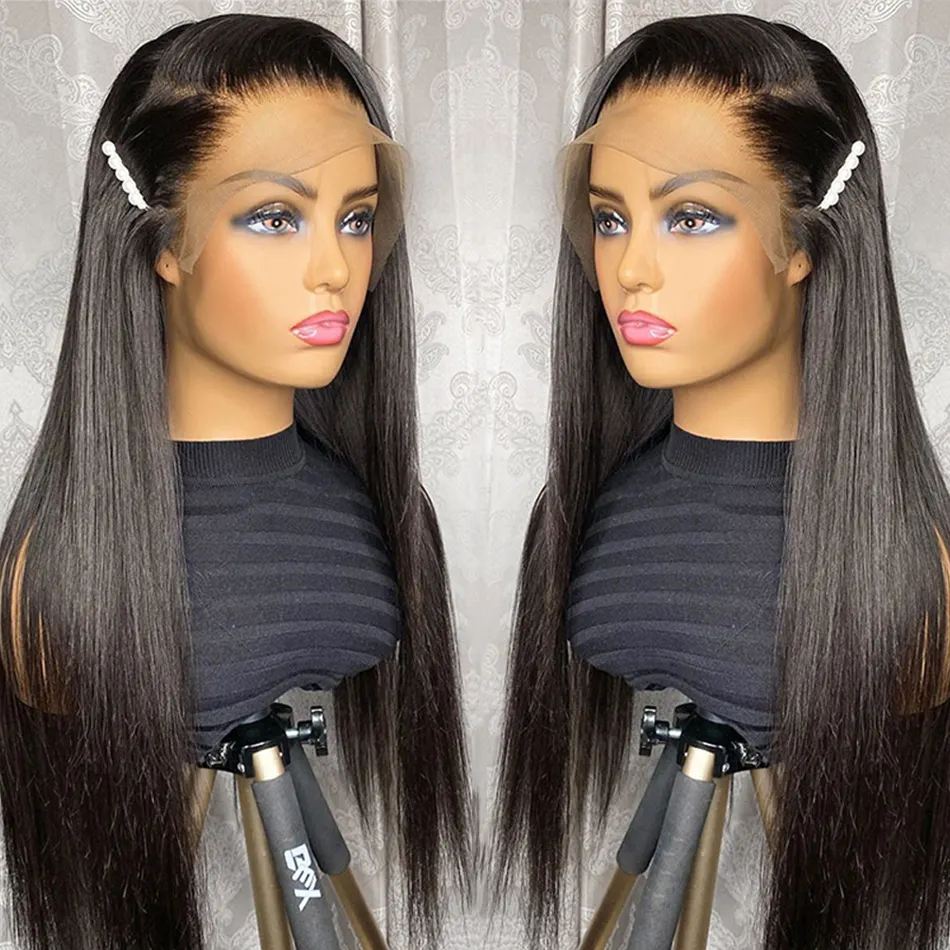 Cheap Mink Brazilian Virgin Human Hair Bundle Extensions Straight Bundles Cuticle Aligned Human Hair HD Lace Front Wigs Vendor