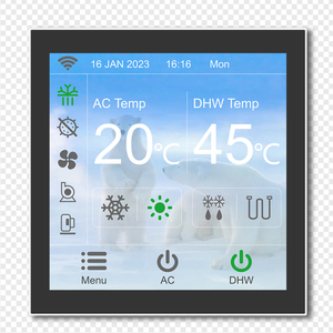 R290 R32 R410A NuLite โรงงานผู้ผลิต ErP A+++ เครื่องทำความร้อนแบบปั๊มความร้อน ควบคุมผ่าน WiFi เสียงรบกวนต่ำมาก อินเวอร์เตอร์แบบ Full DC - Product Image 1