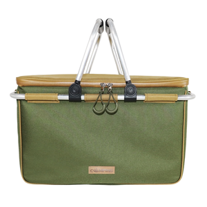 Panier de pique-nique isotherme portable, sac isotherme pliable pour le stockage au froid en extérieur, sacs fourre-tout promotionnels - Product Image 2