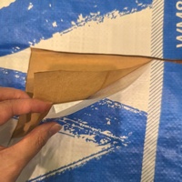 Sac en PP tissé avec valve pour ciment et mélanges secs 20-25KG, avec doublure intérieure en papier, emballage de ciment anti-humidité