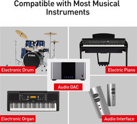 Hôte OTG MIDI 2 en 1 avec câble de piano de chargement USB pour Iphone pour Ipad Câble d'orgue électronique IOS 13 14