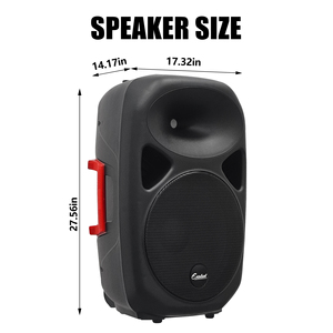 Altavoz Pasivo Doble de 15 Pulgadas HYANKA S-1502 con Nivel de Presión Sonora de 125db, Incluye Consola de Mezclas Activa a Juego - Product Image 4