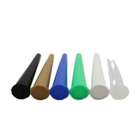 Tube souple conique coloré en PP de 109 mm avec bouchon pop-top résistant aux enfants, impression par transfert thermique pour produits pharmaceutiques
