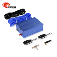 Kit de commande de soupape d'échappement pour voiture avec deux télécommandes sans fil et tuyau en silicone, ajustement universel