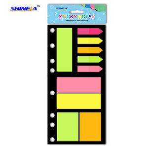 Good Quality Colorful Assorted Custom Sticky <strong>Notes</strong> Set with Black <strong>Card</strong> - Product Image 4