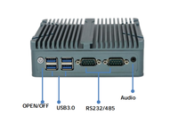 Mini PC Fanless OEM en Promotion, Intel N2840, 8 Go de RAM, 512 Go de Disque Dur, Double LAN, RS485, Ordinateur Embarqué pour l'Automatisation Industrielle