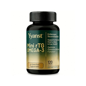 Mini RTG Omega-3 y Triglicéridos Reesterificados de Alta Calidad, Favorece la Salud de las Articulaciones, Apoya la Salud Cerebral, Cápsulas Blandas - Product Image 1