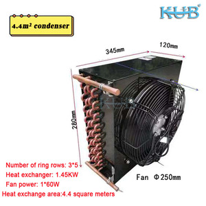 FNH-4.4 коммерческий конденсатор холодильника 1/2HP небольшой конденсационный блок новое состояние - Product Image 2