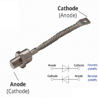 Diode redresseuse 45L40Y D08, 400V, 150A, diode à borne cathodique normale 45L40Y