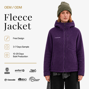 Veste polaire pour <span class=keywords><strong>femme</strong></span>, chaude pour l'hiver, doublée en sherpa, à capuche, épaisse et lourde, style Teddy <span class=keywords><strong>Bear</strong></span>, vêtement d'extérieur pour femmes - Product Image 1