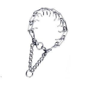 Collar de entrenamiento para perros Martingale de Punta chapada de acero de alta resistencia, diseño de hierro clásico sólido para caminar, venta al por mayor de mascotas - Product Image 3