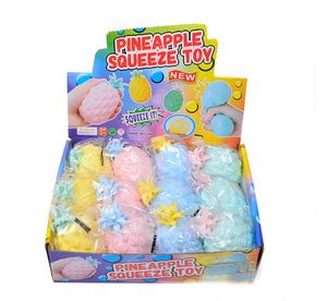 Small Pineapple Simulated <b>Squeeze</b> <b>Ball</b> Squishy Toy Super Soft TPR for All Ages Stress Relief & Creative Gift Popular for All - Product Image 4