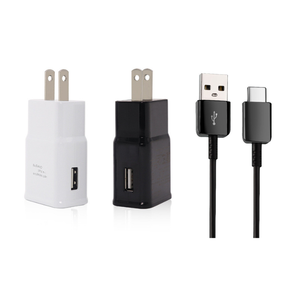 Meilleures ventes pour <span class=keywords><strong>Samsung</strong></span> <span class=keywords><strong>Galaxy</strong></span> S8 <span class=keywords><strong>S9</strong></span> Note 9 <span class=keywords><strong>Chargeur</strong></span> rapide d'origine <span class=keywords><strong>Chargeur</strong></span> mural rapide de voyage Câble de charge et de données de type C 1,2 m - Product Image 1