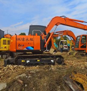 Pelle hydraulique sur chenilles d'occasion Japon 90% Nouveaux composants de 7 tonnes-Engrenage de boîte de vitesses de moteur Bon prix Original bon marché ZX70excavator - Product Image 5