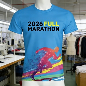 Camiseta de Maratón Sublimada Yingtenidi con Diseño Personalizado Gratis de <span class=keywords><strong>Boston</strong></span>, Londres, Berlín, Chicago, Nueva York, para el Evento de Carreras en 2026 - Product Image 1