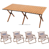 Table de Camping pliable de stockage portable et ensemble de chaises Table à manger pliante de jardin extérieur