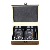 Cubitos de Hielo para Enfriar Whisky con Forma Personalizada, Piedras de Enfriamiento de Madera, Estilo Simple, en Caja de Regalo, Accesorios de Bar