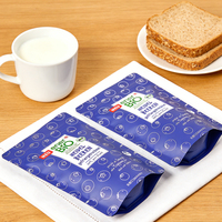 Op maat gemaakte gelamineerde staande pouch zak voor noten en gedroogd fruit met ritssluiting, plastic verpakking, gesealde zak