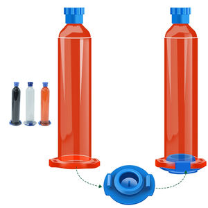 Yeni abd tarzı 3cc/5cc/10cc/30cc/55cc endüstriyel 4 parça Set plastik dağıtım şırınga varil - Product Image 1