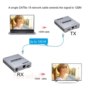 Xput Chất lượng cao 4K HDMI 1.4 <span class=keywords><strong>Extender</strong></span> HDMI Cascade kết nối 120M trên CAT5e CAT6 LAN một đến một chế độ một đến nhiều chế độ với <span class=keywords><strong>IR</strong></span> - Product Image 5