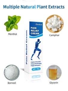 Échantillon gratuit OEM Enokon Pommade 100% naturelle pure formule avancée douce non irritante pour soulager la douleur des muscles et des genoux 50g - Product Image 4