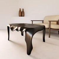 Juego de Mesa de Té Extensible de Plástico PETG Impreso en 3D, Moderno y Personalizable, para Hoteles, Centros Comerciales, Oficinas y Recepciones Comerciales