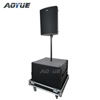 Système de sonorisation portable pour mosquée, enceinte combo line array 15 pouces 15X/KA18 néodyme, caisson de basses 18 pouces, son surround.