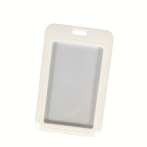 X527 Vente en gros directe Porte-cartes d'identité professionnel en plastique de haute qualité Étui pour badge en PP Double face visible Yili - Product Image 4