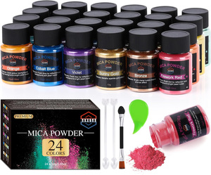 Pigmento de Mica de Grado Cosmético, Colorante Mineral Natural Perlado para Jabones, Resina Epoxi, Velas, Brillo Labial, Manualidades DIY - Product Image 3