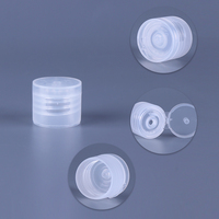 Bouteilles vides transparentes en PET pour lotion corporelle et huile capillaire avec bouchon à clapet, disponibles en 10ml, 15ml, 20ml, 25ml, 30ml, 50ml, 60ml, 100ml, 120ml