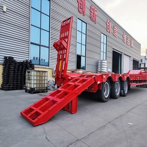 Oferta Especial: Nuevo Semirremolque de Plataforma Baja Hidráulico, Capacidad de 2001-3000 kg, Fabricado en Shandong - Product Image 3