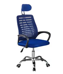 Chaises de bureau en maille bon marché chaise pivotante sans accoudoirs dossier bas en maille chaise de bureau pivotante chaise de bureau roulante sans bras