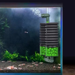 <span class=keywords><strong>Aquarium</strong></span> Interne Bio Sponge Filter Fish Tank Filter Met Dubbele Grof Biochemische Spons Voor <span class=keywords><strong>10</strong></span>-Om 40 Gallon Qanvee QS-100A - Product Image 3