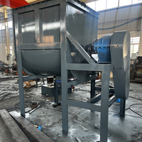 Mélangeur horizontal en acier inoxydable 1 tonne