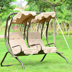 Design unico tutto il tempo confortevole tessuto amaca sedia altalena con supporto in acciaio per uso esterno giardino scuola - Product Image 3