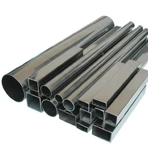 AISI 201 304 316L Acero Inoxidable Cold Rolled ERW Bright Welded Pipe Round Rectangular Square Stainless Steel Square Tubes