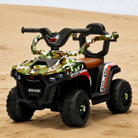 Voiture jouet tout-terrain en plastique à quatre roues pour enfants, édition graffiti, lumières, musique, alimentée par batterie, unisexe, 2 à 4 ans, 5 à 7 ans