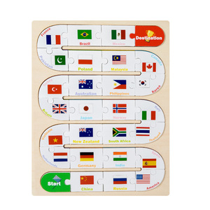 Alphabet en bois <span class=keywords><strong>orthographe</strong></span> mots Puzzle jeu jouets enfants Montessori jouets apprentissage précoce jouets éducatifs - Product Image 6