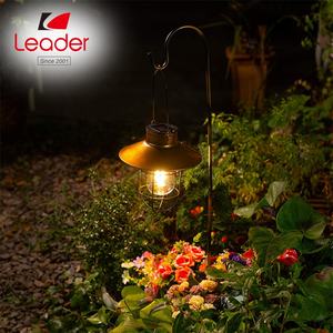 Linterna de luces <span class=keywords><strong>solares</strong></span> colgantes con 1 gancho de pastor, linterna impermeable Solar de Metal para jardín de camino al aire libre - Product Image 6