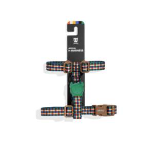 สายรัดอกสุนัขแบบปรับได้ Travis H-Harness ลายสก็อต สำหรับสุนัขขนาดเล็กถึงกลาง - Product Image 3