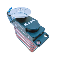 Servos numériques RC Himark HF10019MG 100kgf.cm 0.19S/60 avec boîtier entièrement métallique, engrenages en acier, moteur sans balais et retour d'information numérique pour véhicules télécommandés