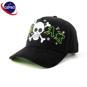 Casquettes QZFSO personnalisées à visière incurvée, non structurées, pour hommes et femmes, 5 panneaux, broderie 3D, casquettes de baseball pour activités de plein air et usage quotidien. - Product Image 1