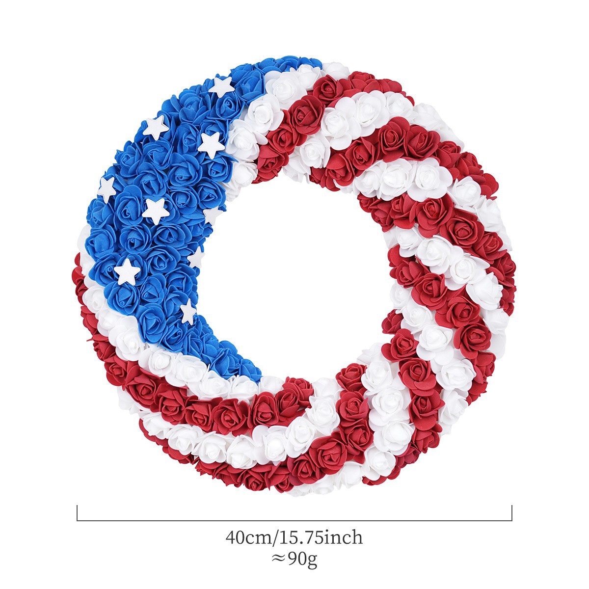 40cm foam flower circle style