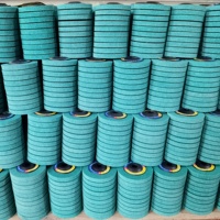 Disque de polissage en fibre de nylon à longue durée de vie, 4 pouces, marron, disque abrasif non tissé, disque de polissage en nylon pour l'acier inoxydable