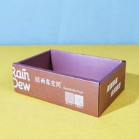 Boîtes d'emballage personnalisées en carton ondulé ISO FSC pour mangues fraîches, emballage de fruits, cartons pour bananes de 10 kg
