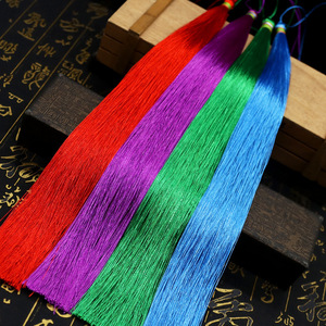 Gland tissé à la main en polyester de 30 cm, style rétro décoratif, pour accessoires de fabrication de bijoux et d'épées Guqin - Product Image 3